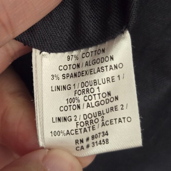 BCBG MAXAZRIA LUCIANA Medium Black Belted Blazer Jacket Tie-Front Wrap - Picture 8 of 9